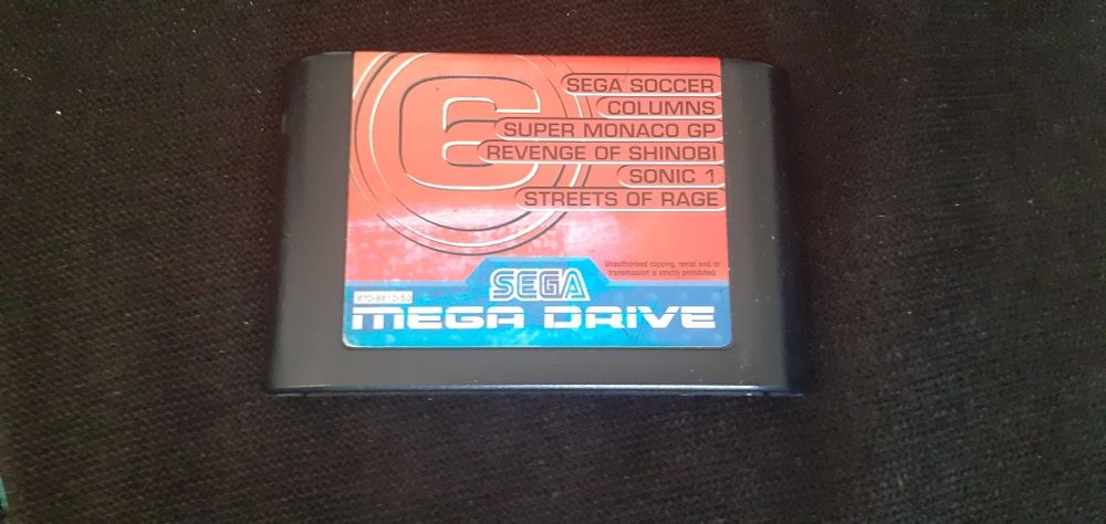 Mega Drive game with 6 games64171759355523120