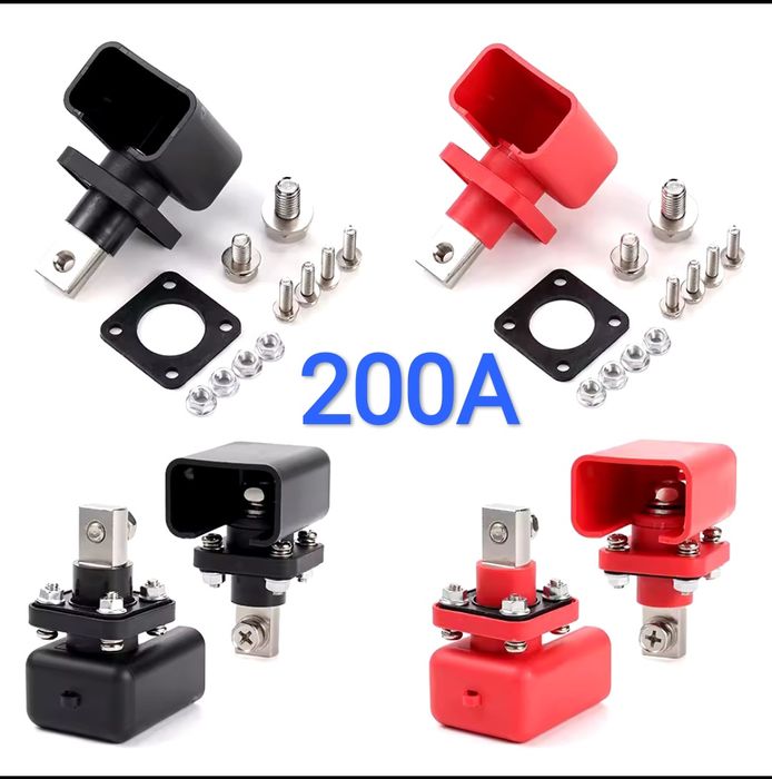 Клеми 200А для  LiFePo4  li-ion та Корпуси.
