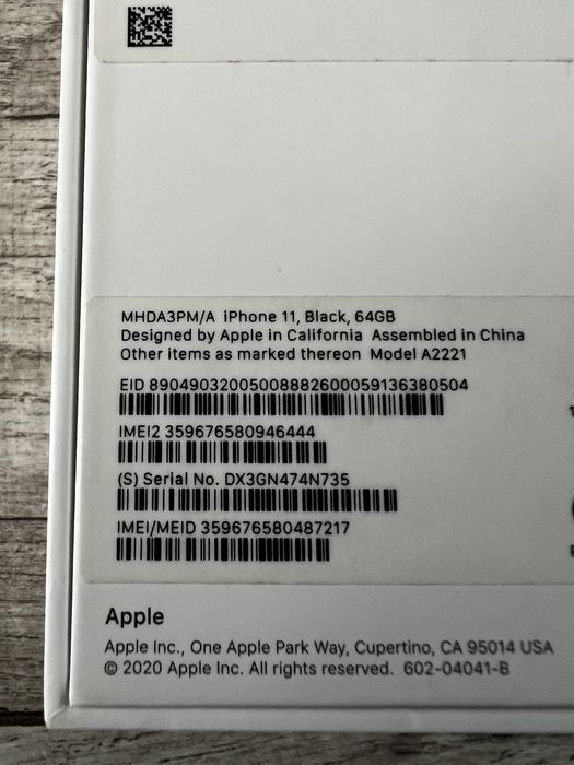 Apple iPhone 11  pojemnosc 64Gb