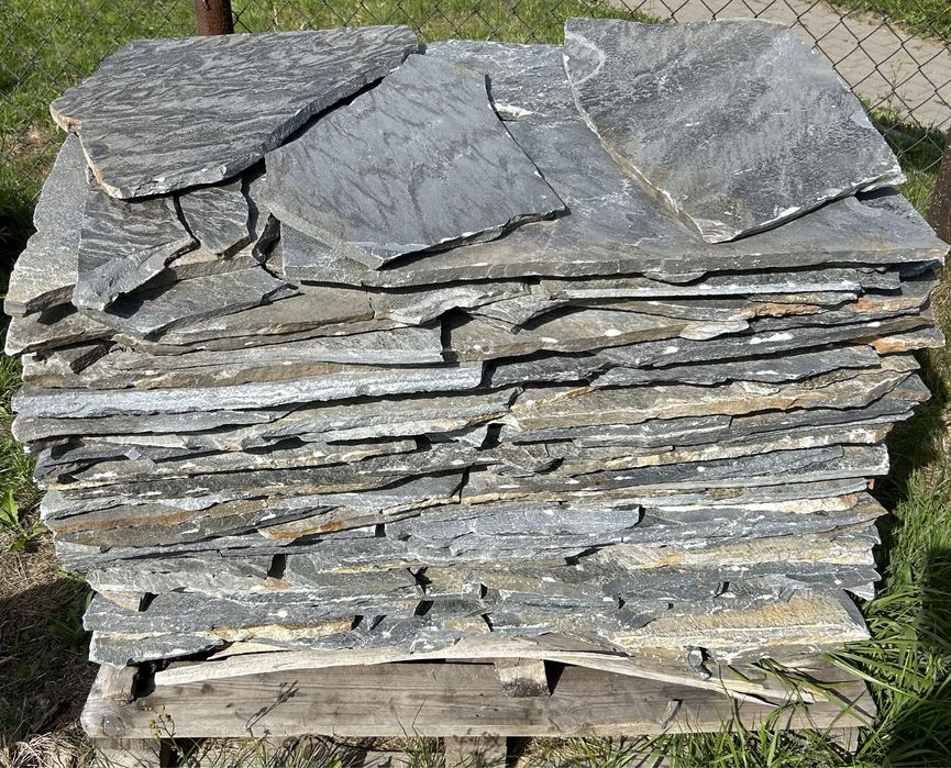 Łupek Naturalny „SMOK” Kamień Taras Schody Elewację Kominek Mur Ścianę