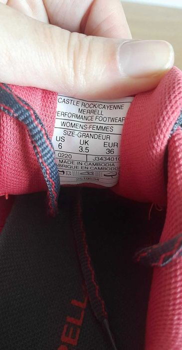 Ténis Merrell tamanho 36