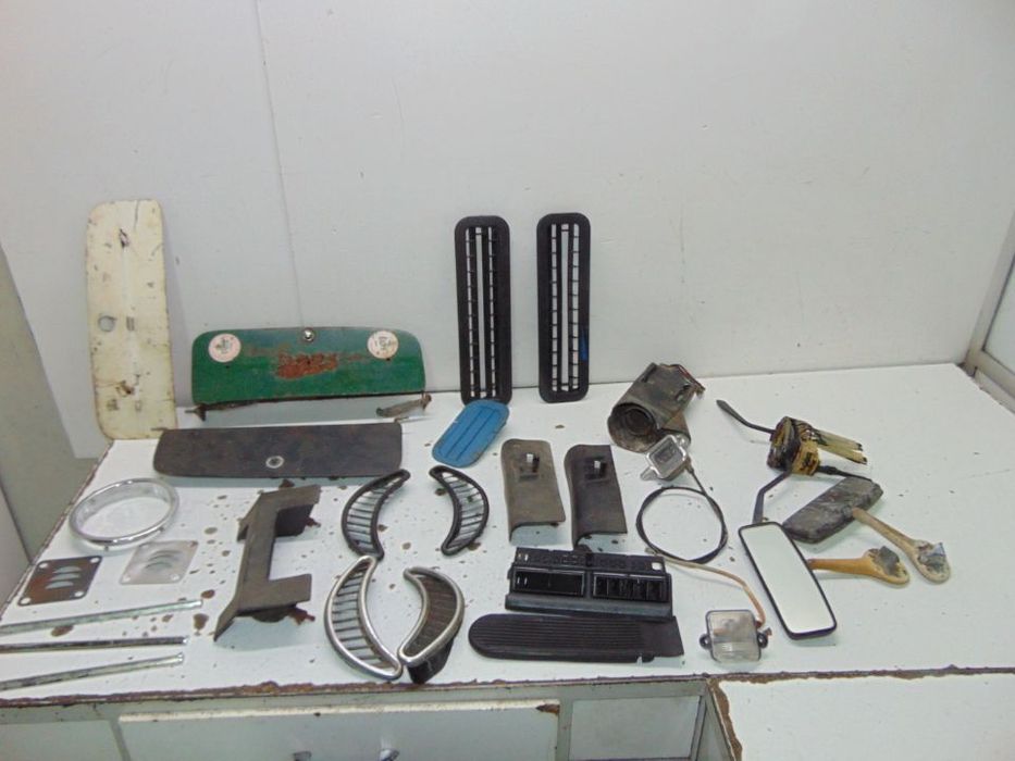 Antigos vw carocha, pão de forma várias peças