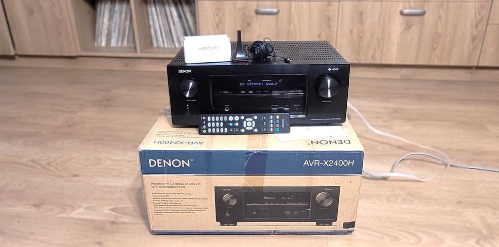 Denon AVR-X2400H amplituber 7.2 WiFi BT 4K DAtmos radio internet Spotify