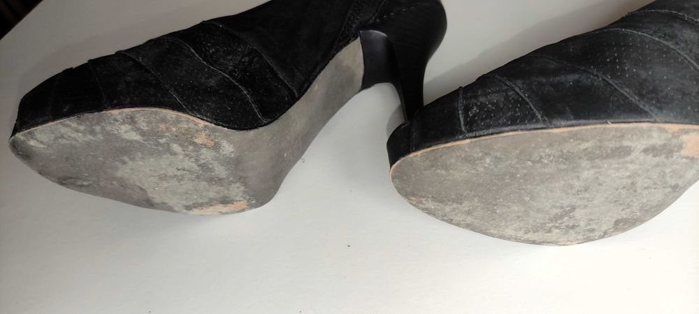 Saltos altos compensados Pele Salsa Tam 41