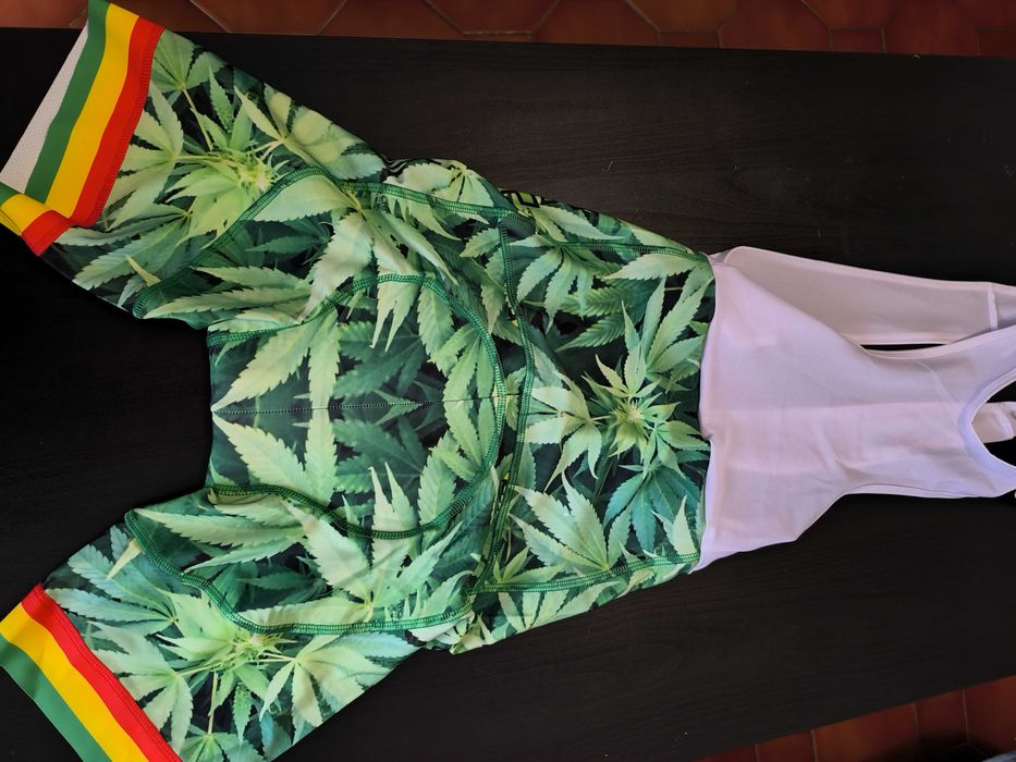 Fato de ciclismo com assento almofadado XS/M