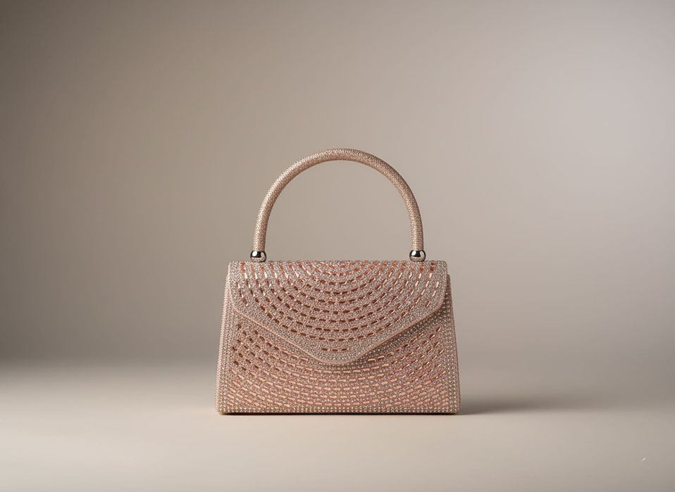 Елегантна жіноча сумка з розкішним оздобленням