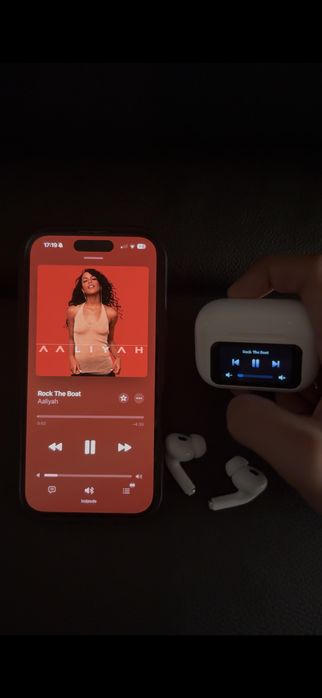 Auriculares com LCD