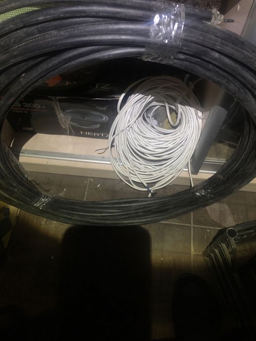 экранированный бронированный высокочастотный медный радиокабель.СССР