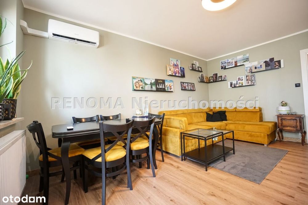 3 pokoje, 68,5m2 , balkon 15 m² z widokiem na las