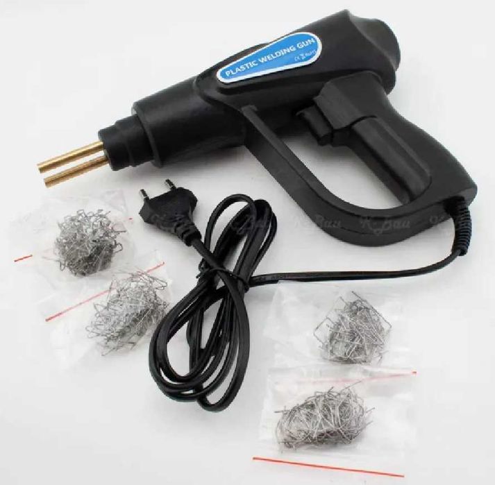 Паяльник для ремонту пластика 200 скоб пайка бампера термостеплер