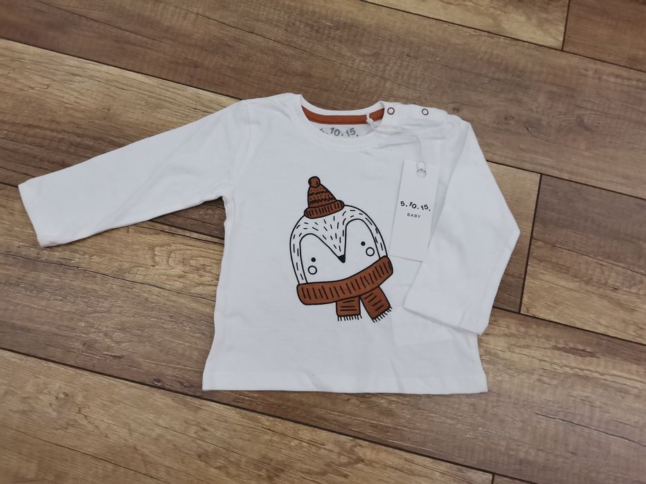 Bluzka nowa długi rękaw 5 10 15 rozmiar 74