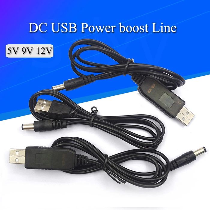 Перетворювач для роутера з 5v powerbank на 5,9,12v