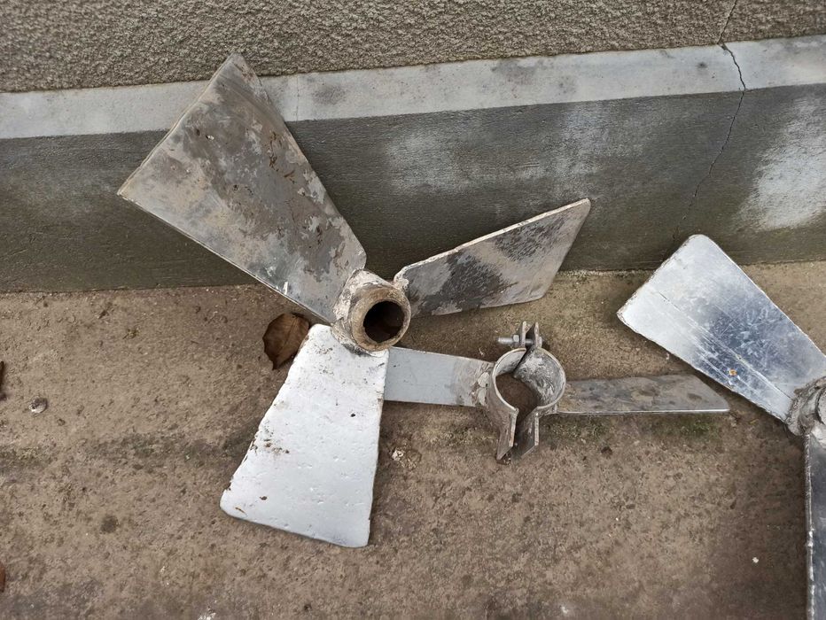 Мішалка, Винт лопастной. Пропеллер з нержавіючої сталі діаметр -600мм,