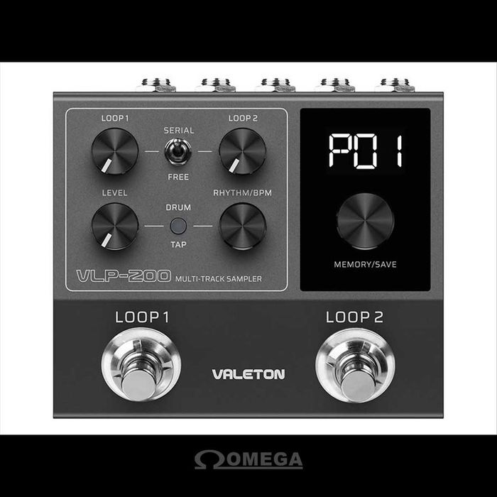 Valeton VLP200 multi track sampler VLP-200 looper + automat perkusyjny