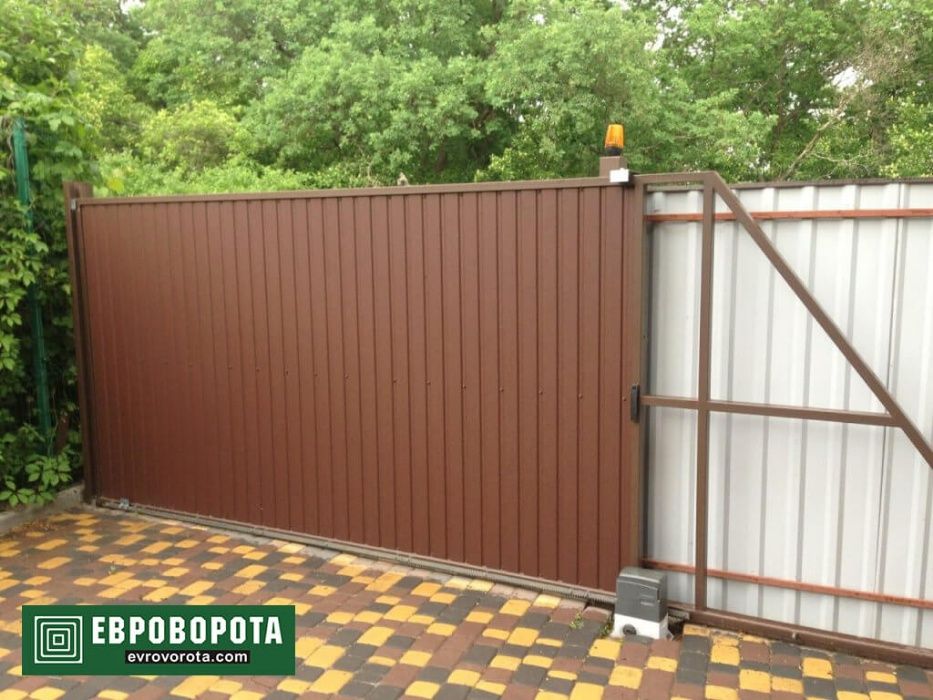 Распродажа склада! Откатные ворота под зашивку Цена 16000 грн!