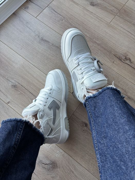 Off-White Out of Office Grey White
