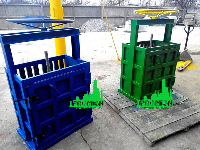 Прес пакетерувальний для ПЕТ, картону, макулатури