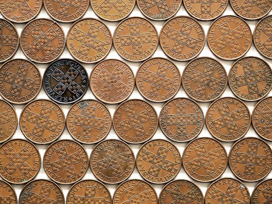 Lote de 95 Moedas 1 Escudo 1974