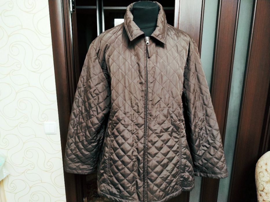 куртка стеганая на синтапоне 64-66 р-р ОБ 152 батал