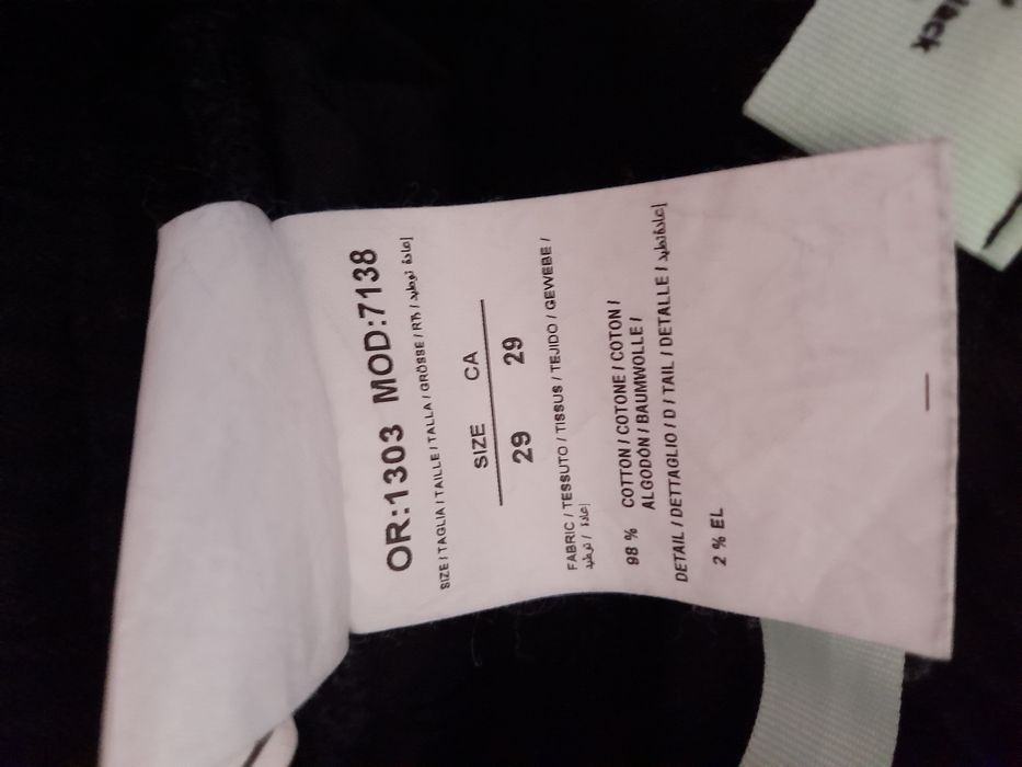 Оригинал OFF- WHITE брюки карго, р. 29