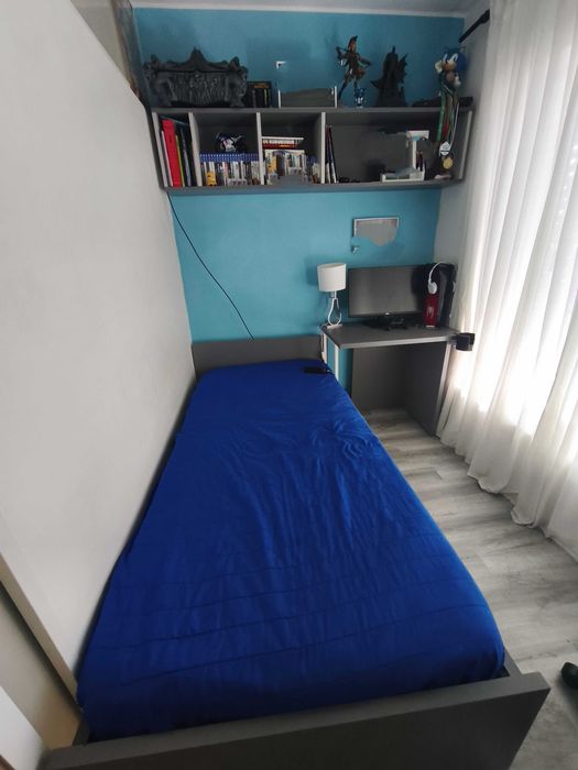 Quarto Juvenil - cinza
