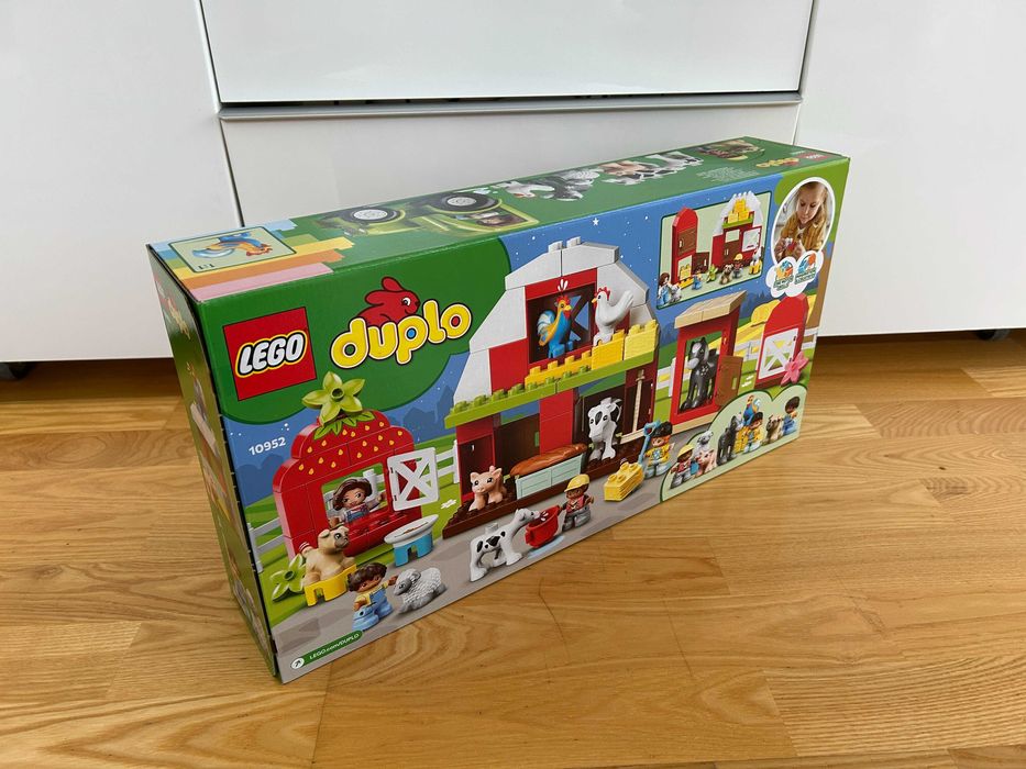 NOWE LEGO 10952 Duplo - Stodoła, traktor i zwierzęta gospodarskie (Łączany/Oświęcim)