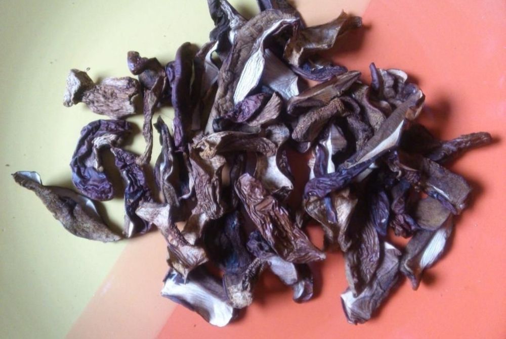 Zestaw suszonych grzybów 100gram kapeluszy 200gram krojonych grzybów