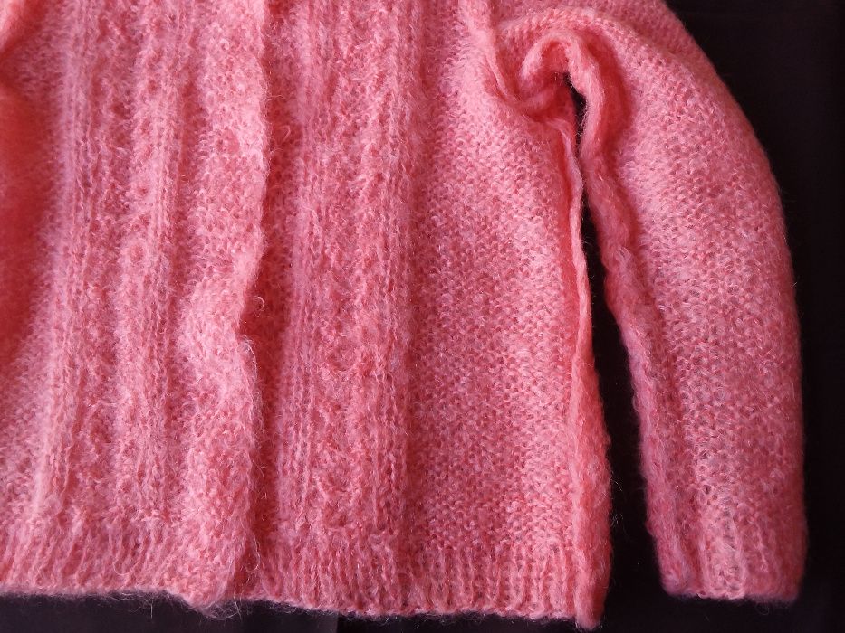 Кофта мохеровая ручной работы