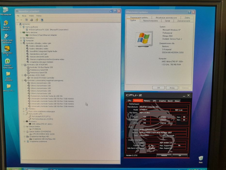 Płyta główna ASUS A7V600-X, socket 462/A