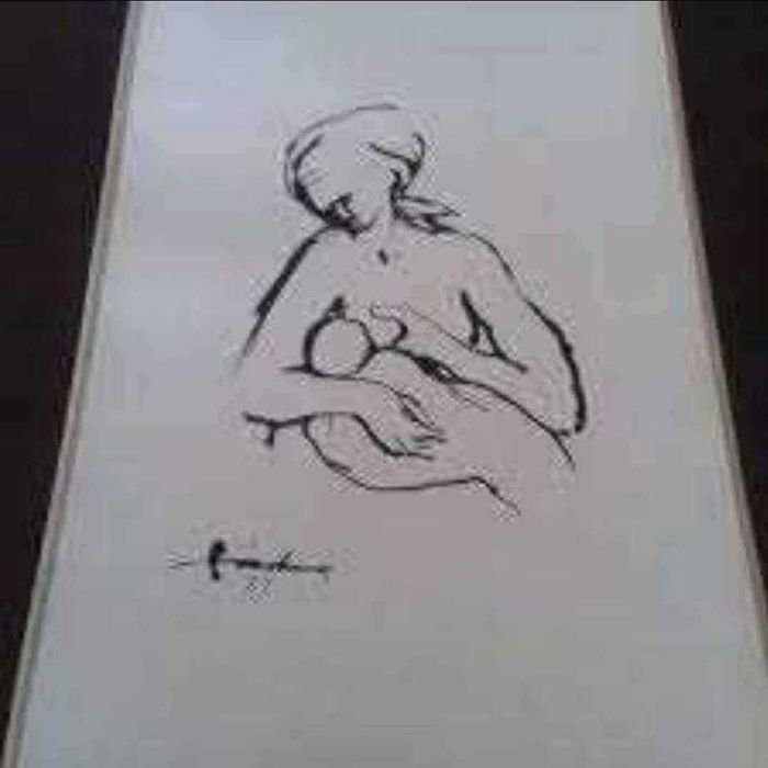 PÁDUA, José de. Coleção "Maternidade" VINTAGE de 5 Trabalhos Serigráf.