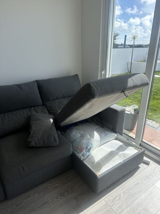 Sofa 3 lugares - chaise longue