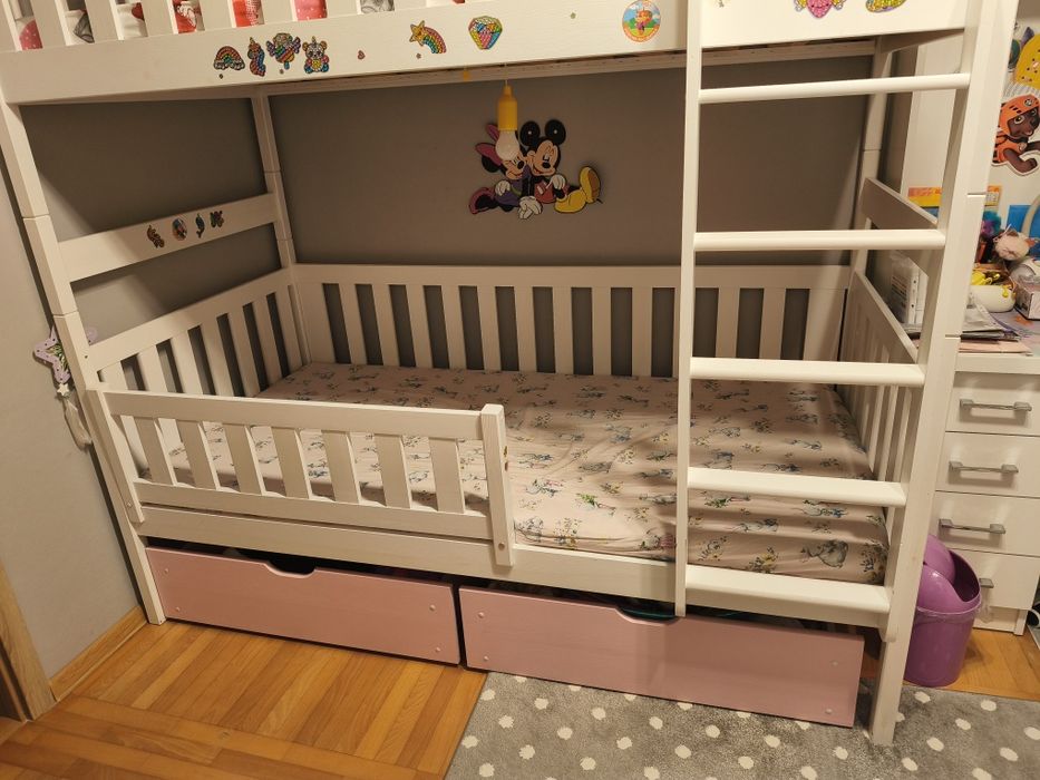 Łóżko dziecięce  piętrowe