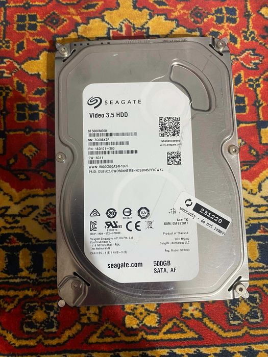 Hurtowo Dyski HDD Seagate 250/320/500 GB - łącznie 50 szt.