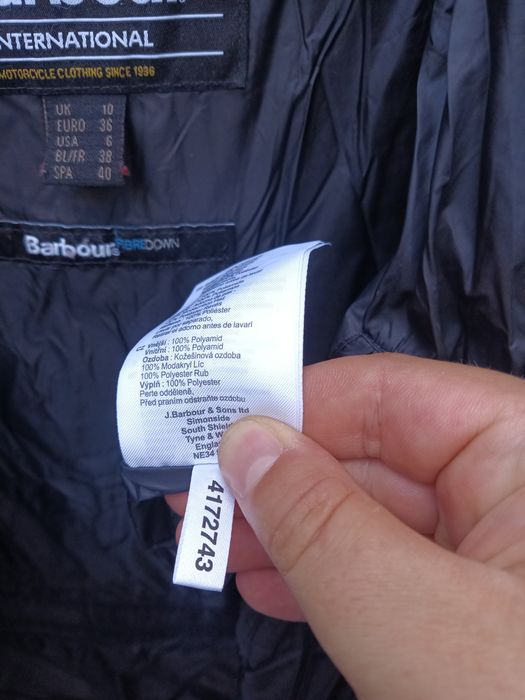 Barbour International kurtka puchowa damska