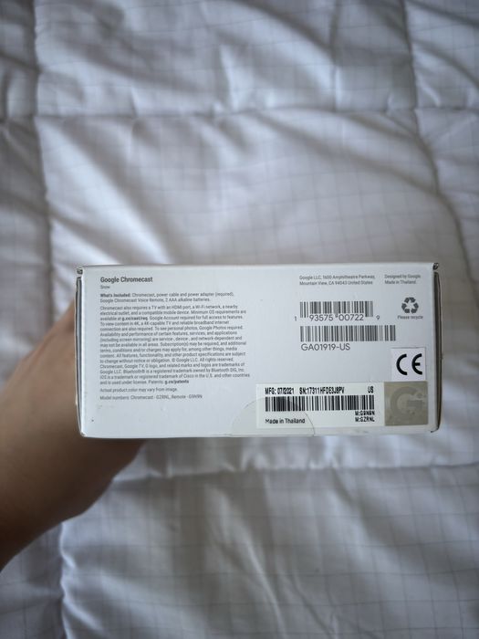 Google Chromecast 4k Google TV