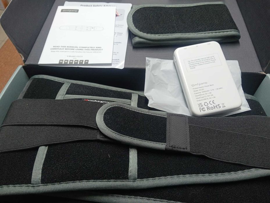 Cinta Térmica + Massajadora Comfytemp (S/ Fios) - Nova
