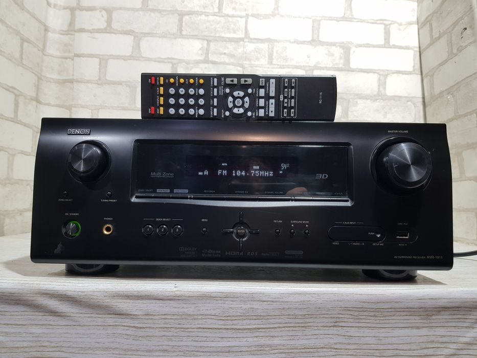 7.1 AV ресивер DENON AVR-1911, HDMI, USB, 3D, б/у з Німеччини
