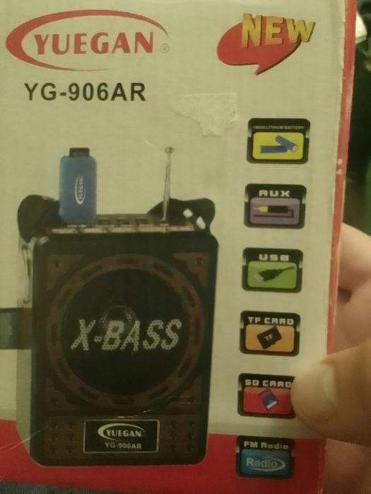 Radio X-bass USB,SD Card,TF Card,FM Radio