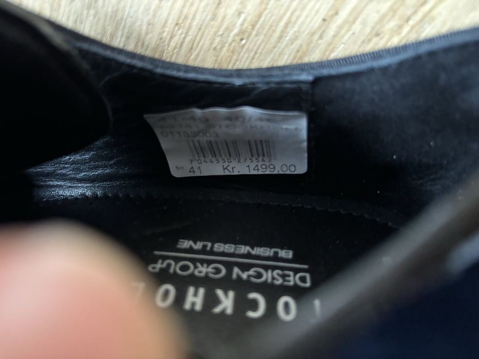 Nowe męskie lakierowane buty lakierki Stockholm 41 27cm