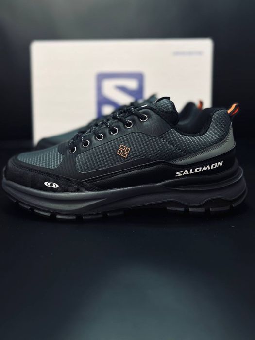 Мужские кожаные кроссовки Salomon для города, Саламон. Соломон SaLAMon