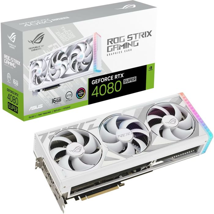Asus GeForce RTX 4080 SUPER ROG Strix Gaming White 16GB GDDR6X DLSS3