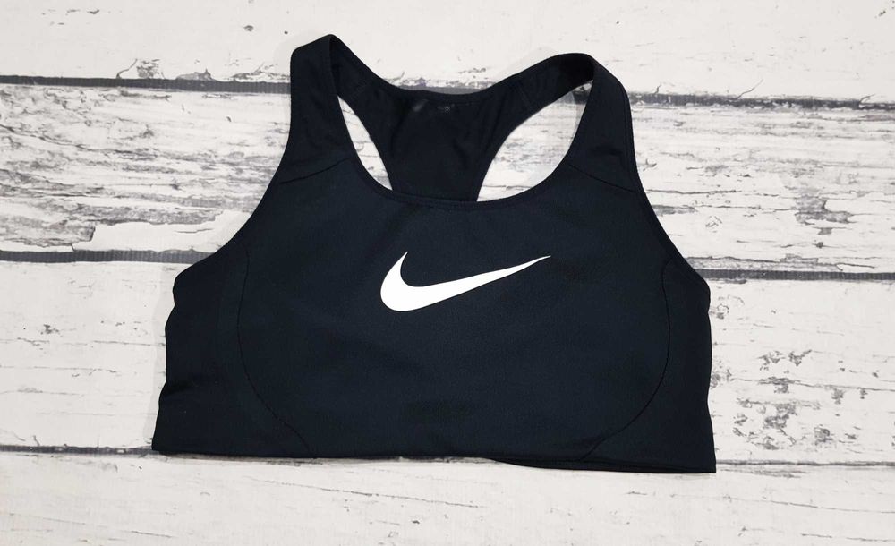 NIKE * stanik sportowy * damski * czarny * M