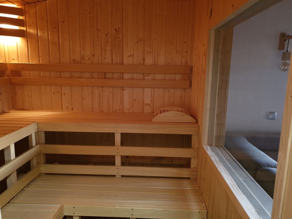 Wolny Świeta Majówka Jezioro  Kominek Bania z jacuzzi Sauna 3 sypialni