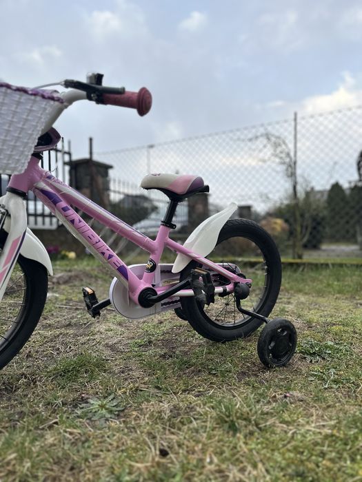 Rower Unibike Daisy Alu rozowy matt oryginal box 16