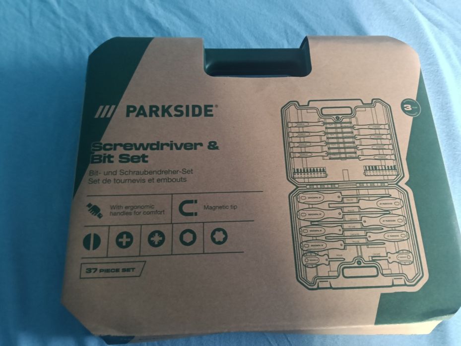 Zestaw śrubokrętów i bitów w walizce Parkside