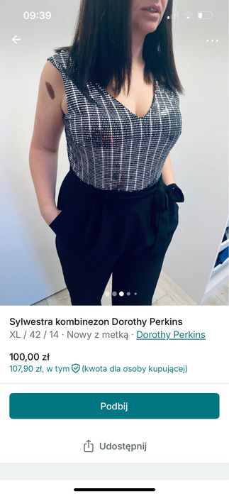 Kombinezon sylwestrowy