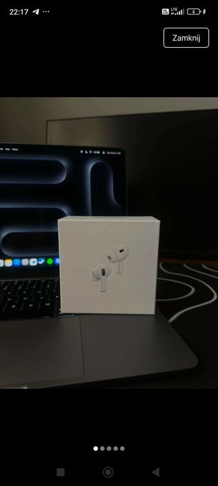 Apple AirPods Pro 2 ANC – nowe, komplet, paragon z autoryzowanego salonu Apple