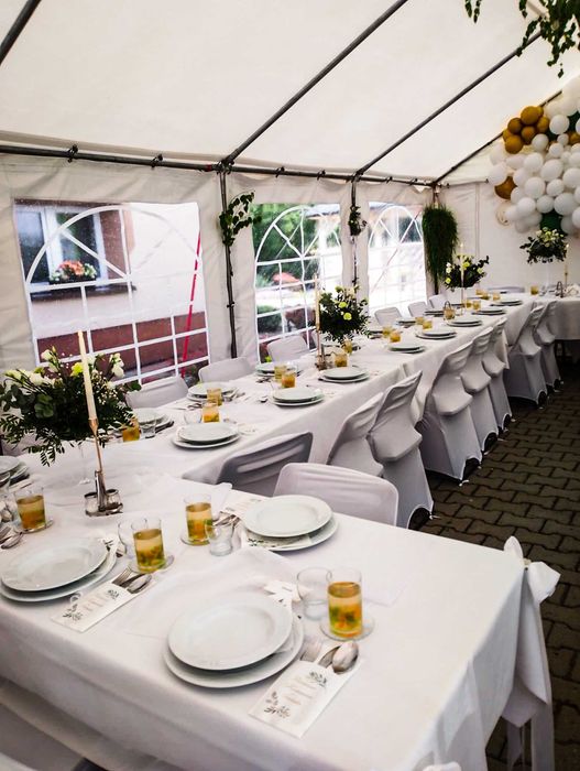 Wynajem namiotów, stołów, krzeseł, drewnianej podłogi - 2025/2026