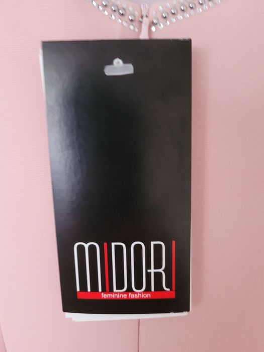 Sukienka pudrowy róż