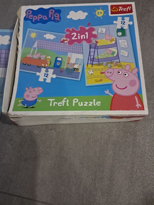 Puzzle dla 2 latka Peppa księżniczki pory roku